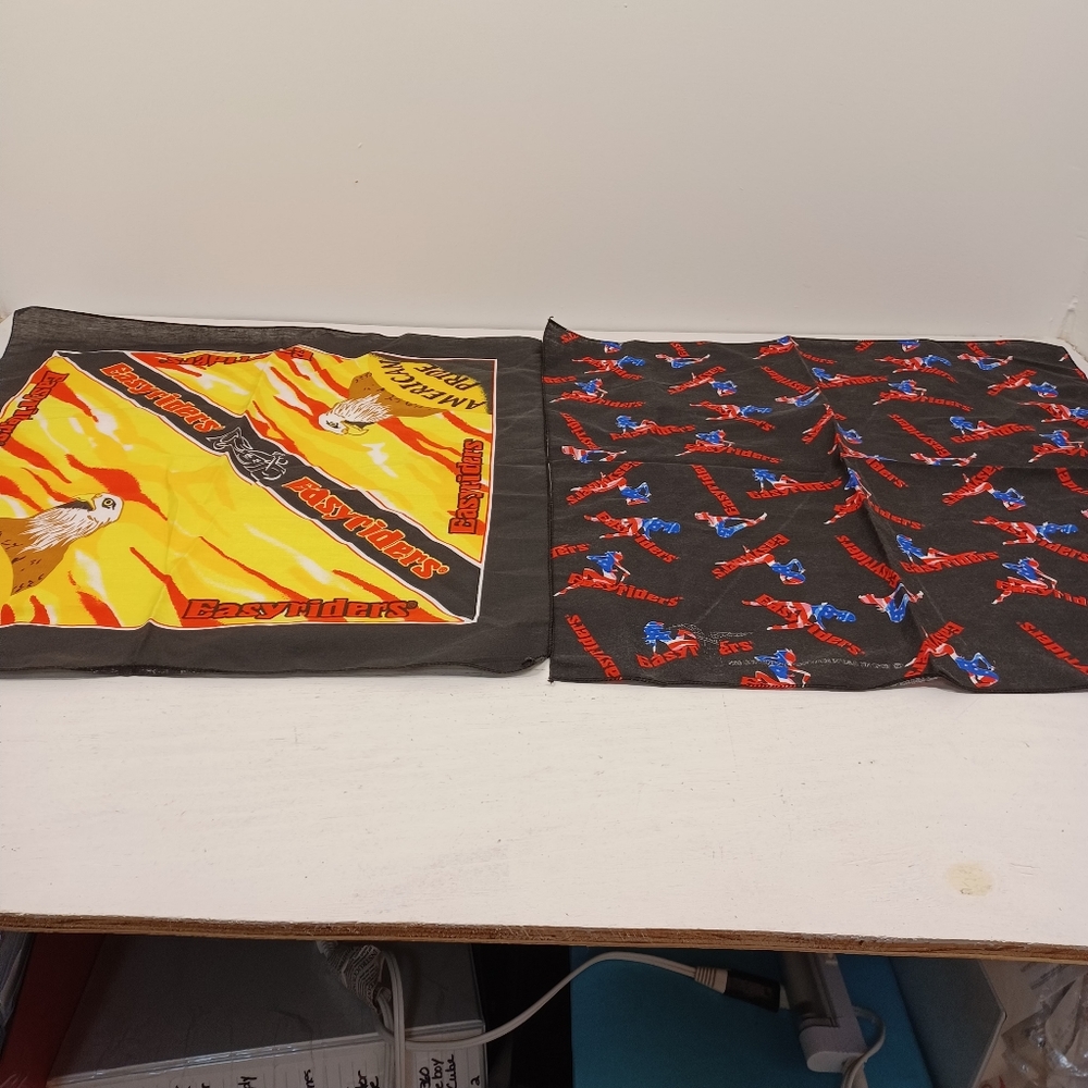 New Easy Rider bandana  lot of 2  size 21x21
